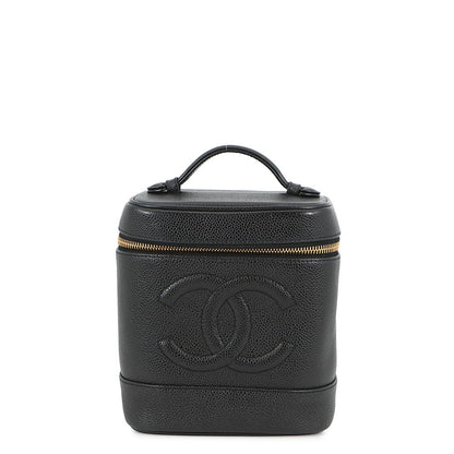 CHANEL Vertical vanity BlackA01998 Caviar Leather