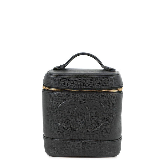 CHANEL Vertical vanity BlackA01998 Caviar Leather