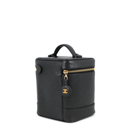CHANEL Vertical vanity BlackA01998 Caviar Leather