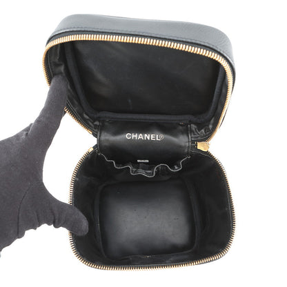 CHANEL Vertical vanity BlackA01998 Caviar Leather