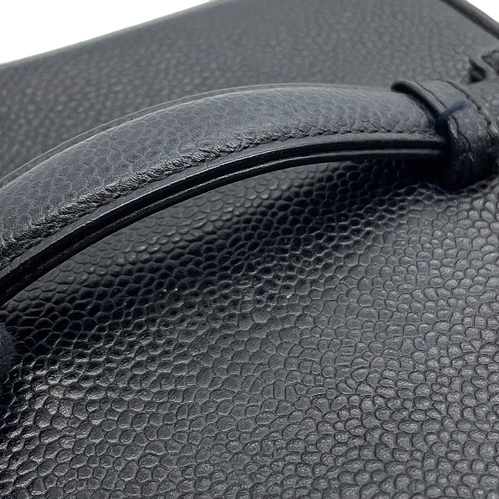 CHANEL Vertical vanity BlackA01998 Caviar Leather