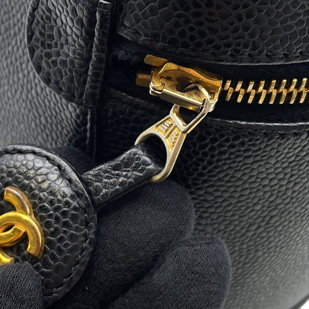 CHANEL Vertical vanity BlackA01998 Caviar Leather