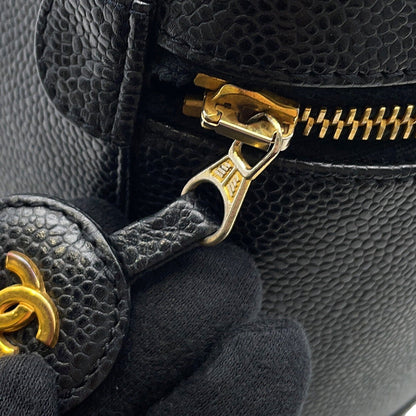 CHANEL Vertical vanity BlackA01998 Caviar Leather