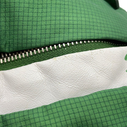 CHANEL CC Logo Backpack Green Nylon