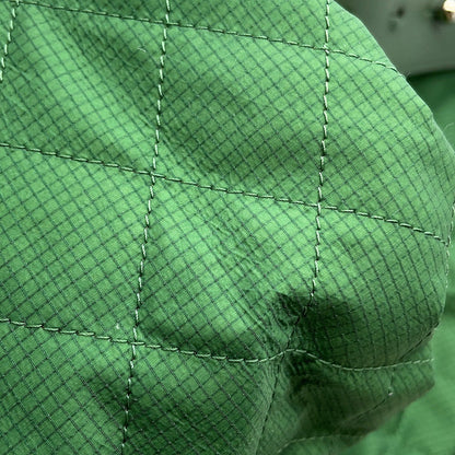 CHANEL CC Logo Backpack Green Nylon