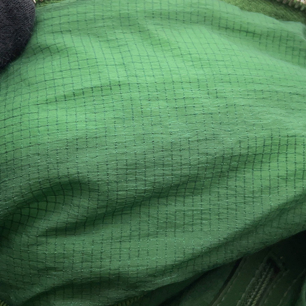 CHANEL CC Logo Backpack Green Nylon
