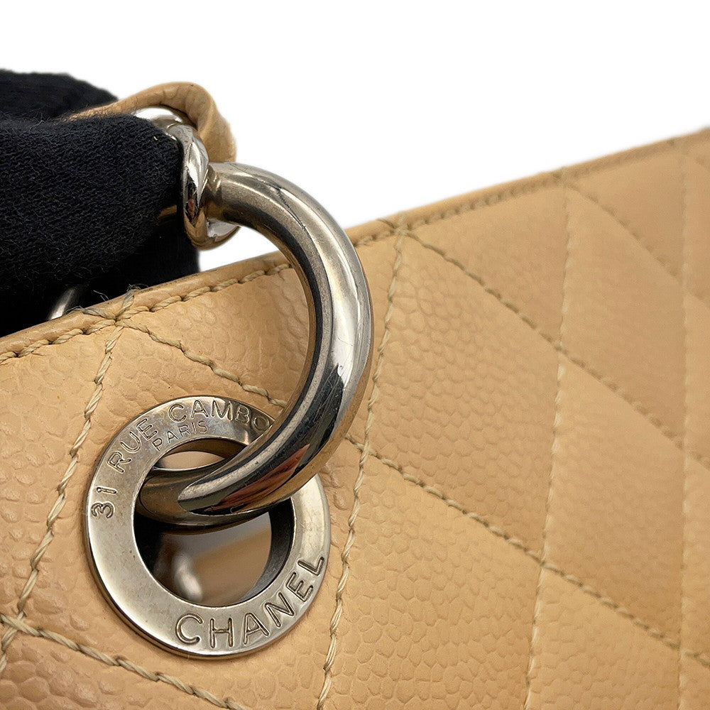 CHANEL GSTTote Bag BeigeA50995 Caviar Leather