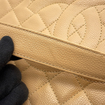 CHANEL GSTTote Bag BeigeA50995 Caviar Leather