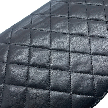 CHANEL Matelasse Push Lock ChainShoulder Bag BlackA00568 Lambskin