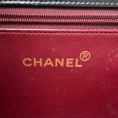 CHANEL Matelasse Push Lock ChainShoulder Bag BlackA00568 Lambskin