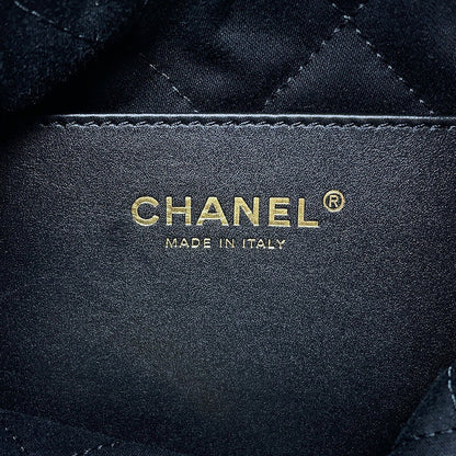 CHANEL CHANEL22 ChainBag BlackAS3980 Shiny Calf Leather Size Mini