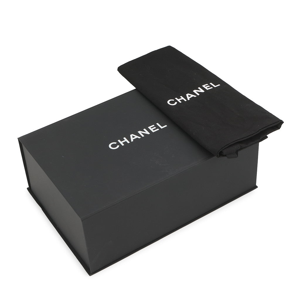 CHANEL CHANEL22 ChainBag BlackAS3980 shiny calf Size Mini