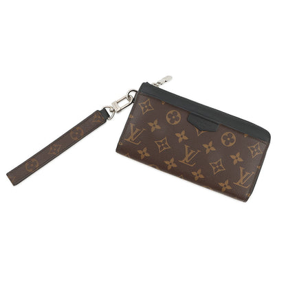 LOUIS VUITTON Zippy Dragonne NoirM69407 Monogram Macassar Canvas