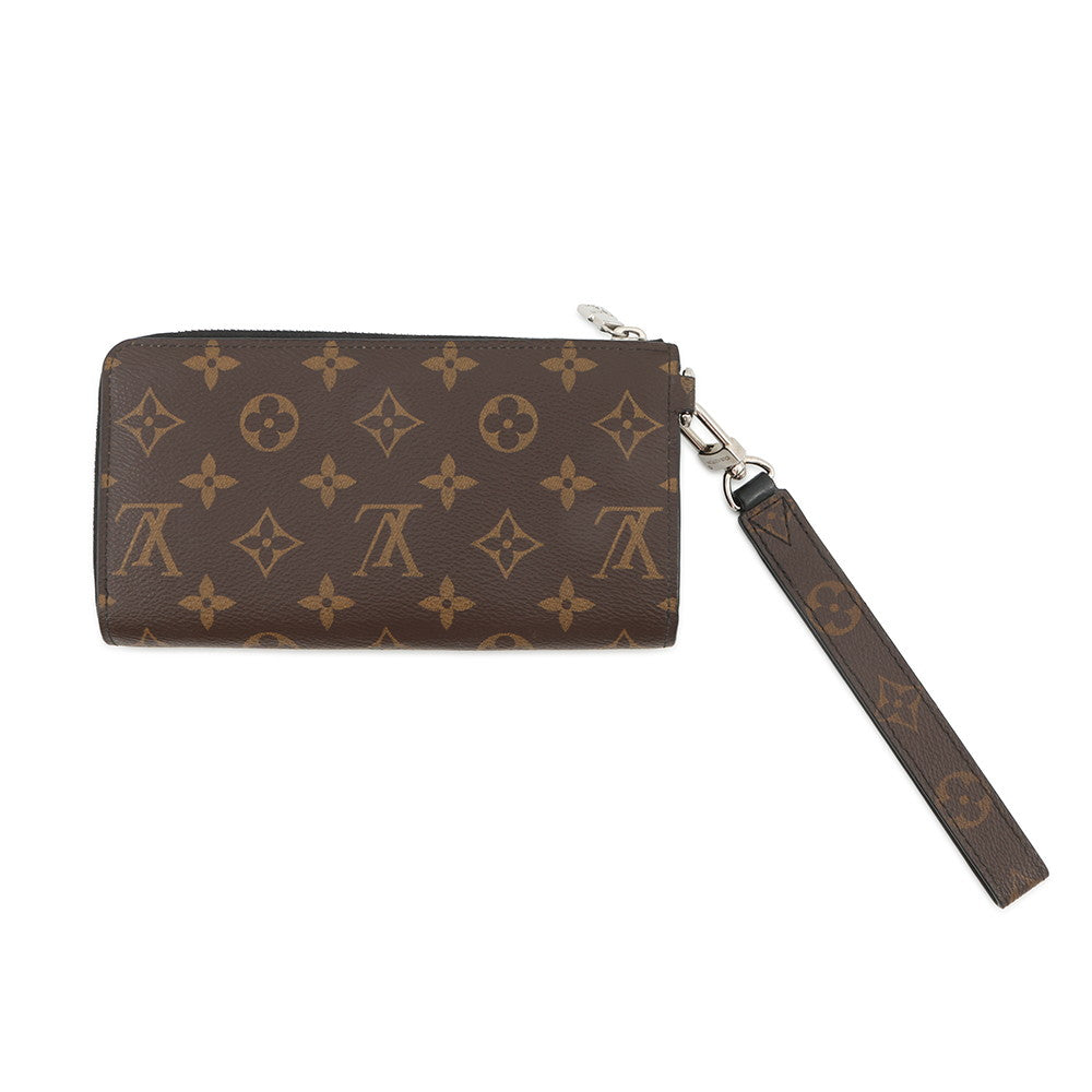 LOUIS VUITTON Zippy Dragonne NoirM69407 Monogram Macassar Canvas