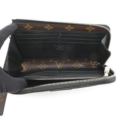 LOUIS VUITTON Zippy Dragonne NoirM69407 Monogram Macassar Canvas