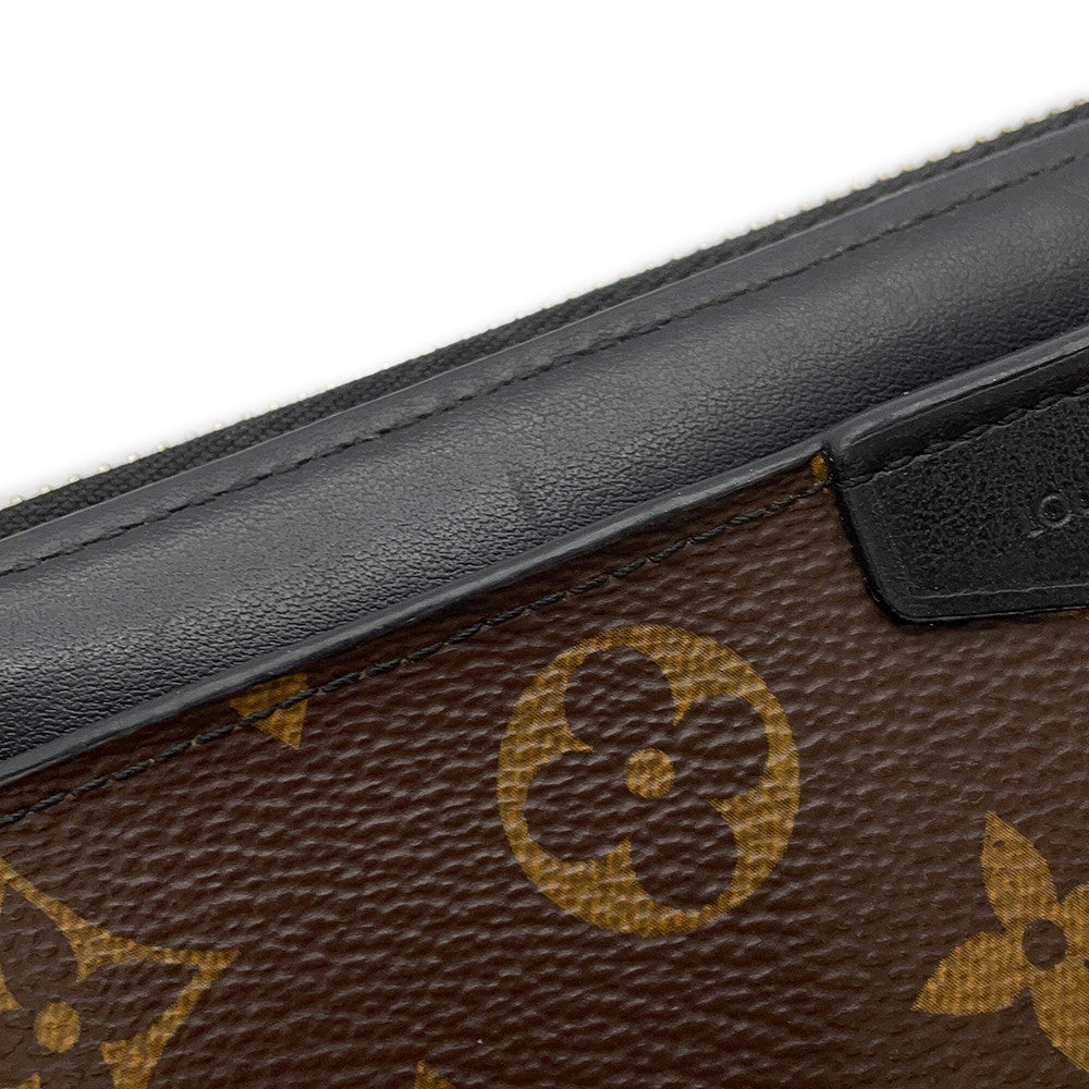 LOUIS VUITTON Zippy Dragonne NoirM69407 Monogram Macassar Canvas