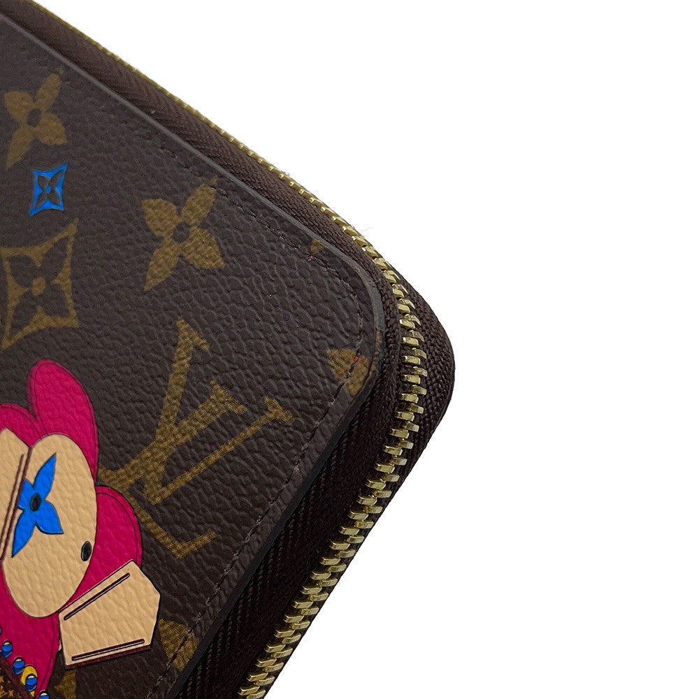 LOUIS VUITTON Zippy Wallet Vivienne PinkM69750 Monogram/Vivienne