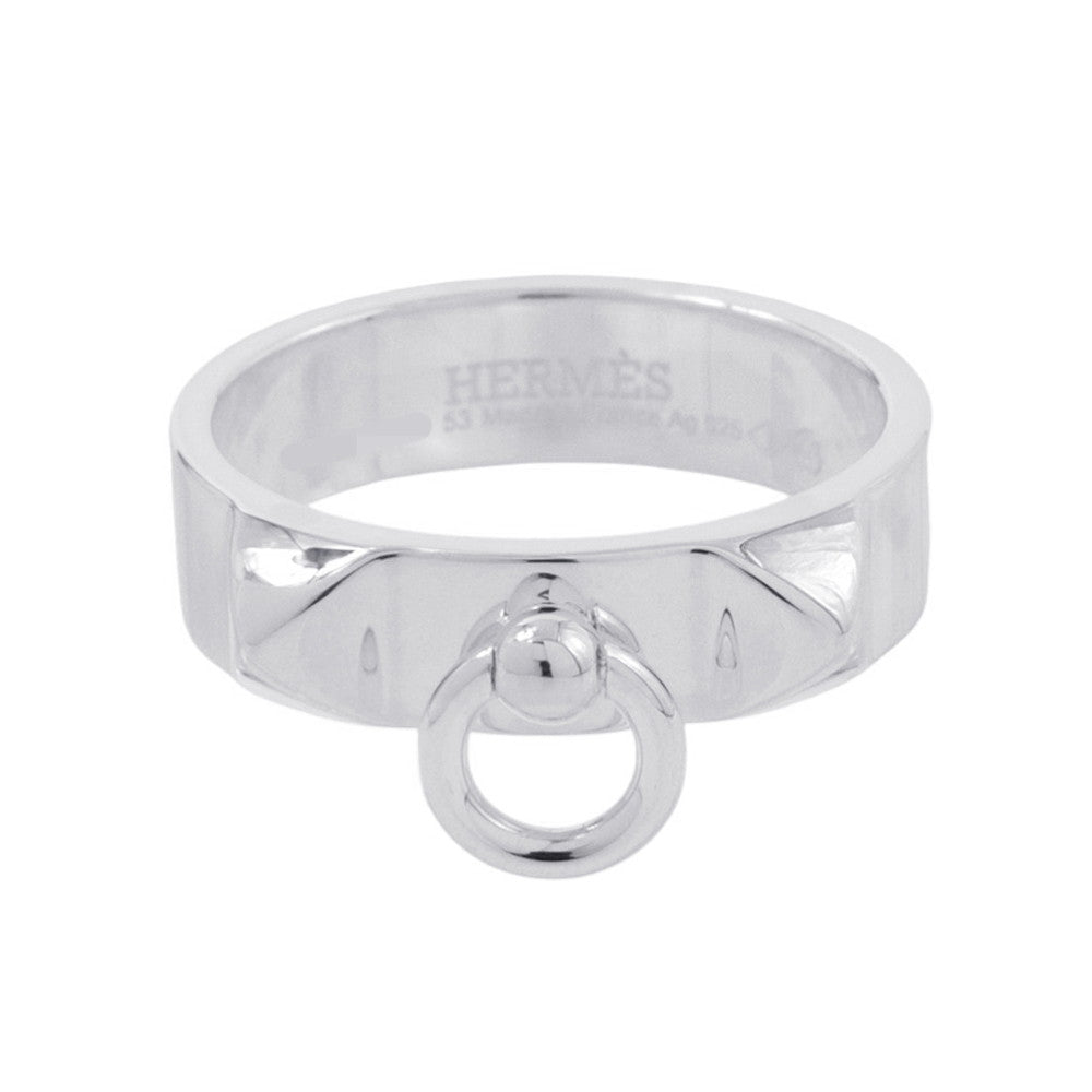 HERMES Collier de Chien Ring Size PM/53/#13H115607B SV925