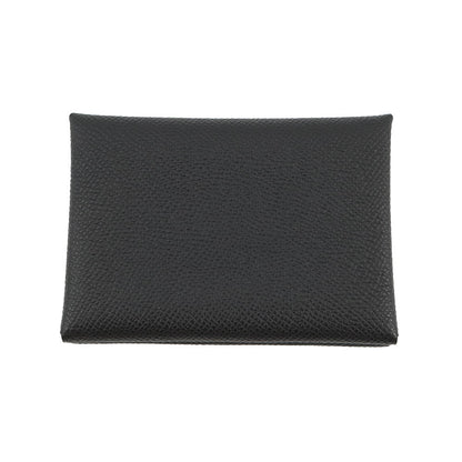 HERMES Calvi Duo Black Epsom