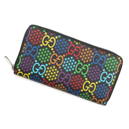 GUCCI GG Psychedelic Zip-Around Wallet Black/Multicolor601079 GG psychedelic