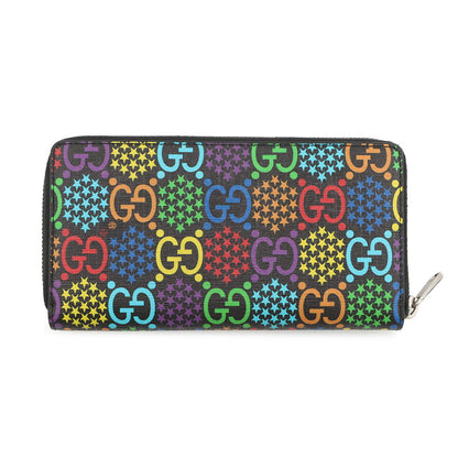 GUCCI GG Psychedelic Zip-Around Wallet Black/Multicolor601079 GG psychedelic