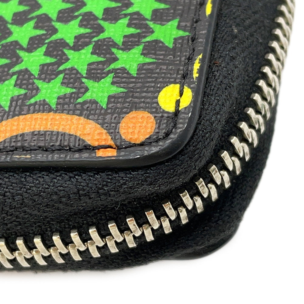 GUCCI GG Psychedelic Zip-Around Wallet Black/Multicolor601079 GG psychedelic