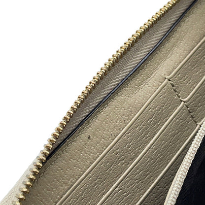 GUCCI GG Supreme Ophidia Zip-Around Wallet Beige/White523154 GG Supreme/Leather