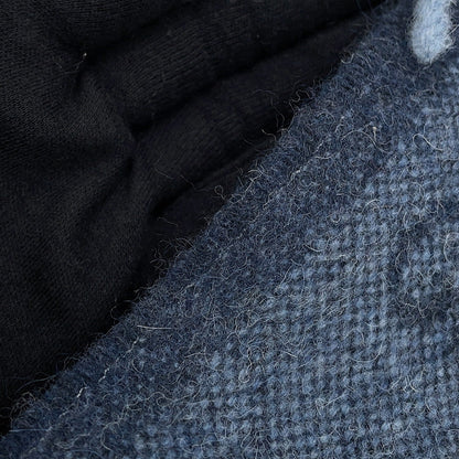 GUCCI Webbing line Scarf Midnight Blue570603 3GB18 4068 Wool 75% Alpaca25%