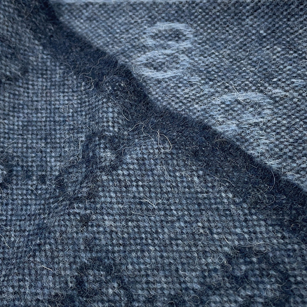 GUCCI Webbing line Scarf Midnight Blue570603 3GB18 4068 Wool 75% Alpaca25%