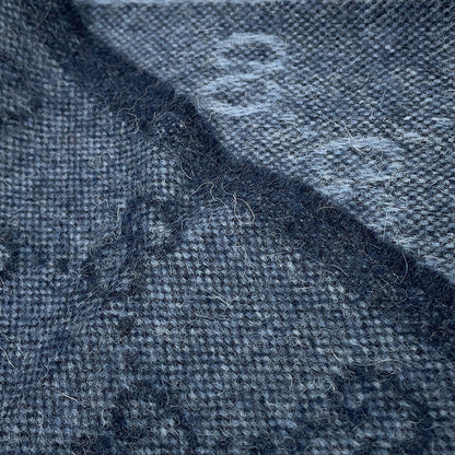 GUCCI Webbing line Scarf Midnight Blue570603 3GB18 4068 Wool 75% Alpaca25%