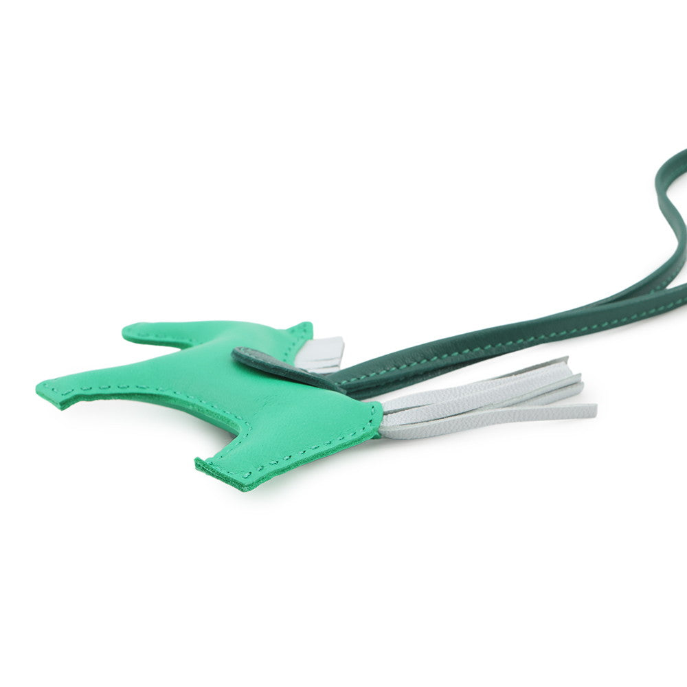 HERMES Rodeo Menthe/Malachite/Blue Brume Lambskin Size PM