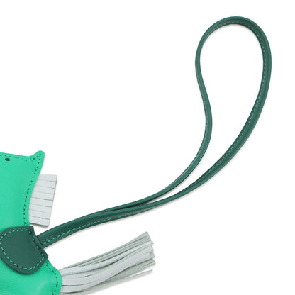 HERMES Rodeo Menthe/Malachite/Blue Brume Lambskin Size PM