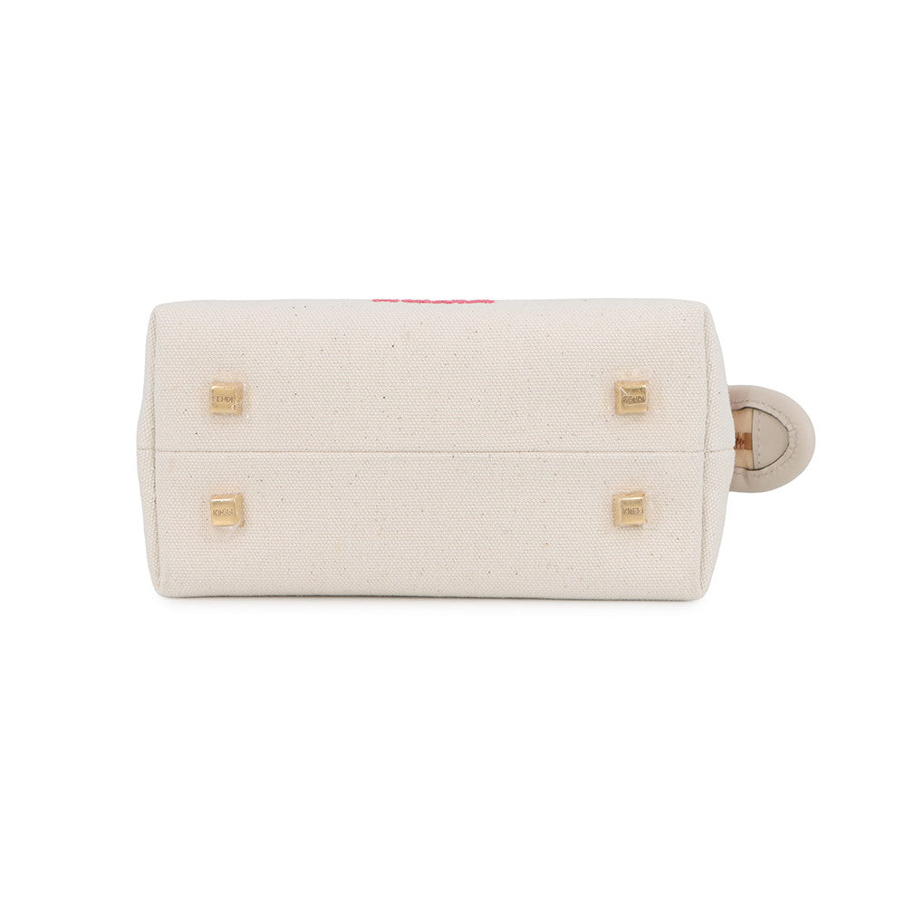 FENDI By the way White/Pink8BS067 Canvas Size Mini