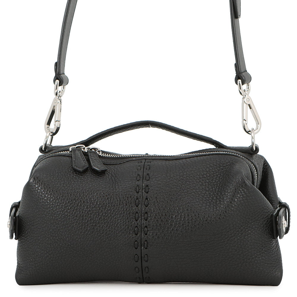 FENDI Selleria Siesta Black7VA639ARLZF0GXN Calf Leather Size Small