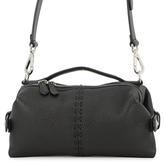 FENDI Selleria Siesta Black7VA639ARLZF0GXN Calf Leather Size Small