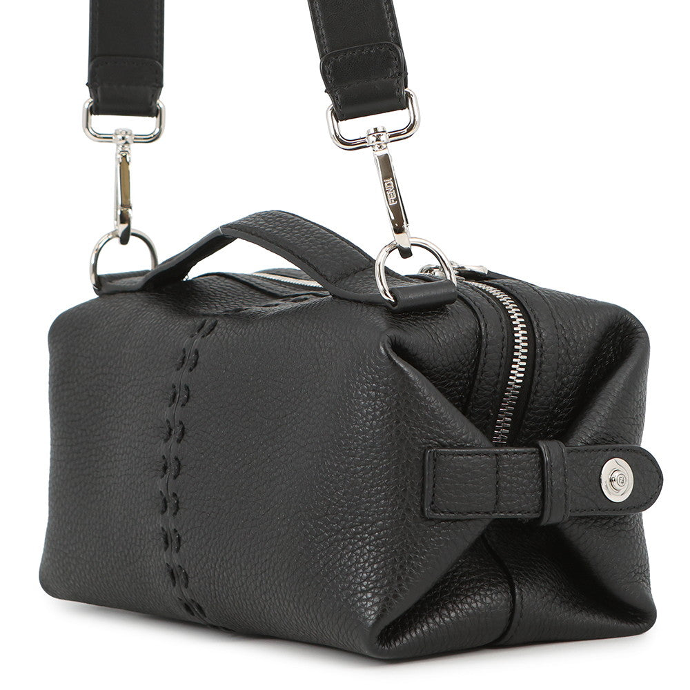 FENDI Selleria Siesta Black7VA639ARLZF0GXN Calf Leather Size Small