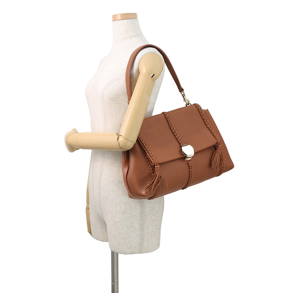 Chloe Benelope 2-way Shoulder Bag CaramelCHC23US569K15247 Leather Size Medium