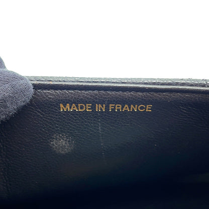 CHANEL Mademoiselle Chain Shoulder Bag Black Caviar Leather Size 30