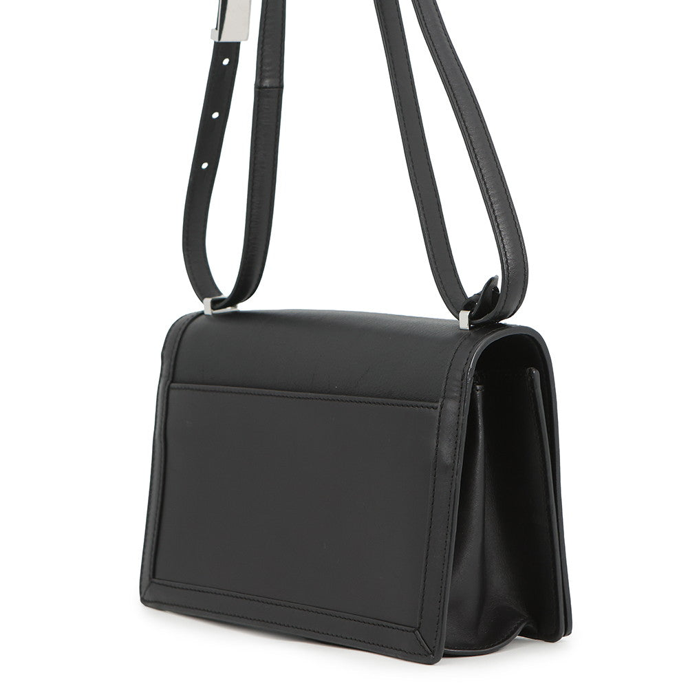 LOEWE Barcelona Stars Shoulder Bag Black302.30EM15 Leather