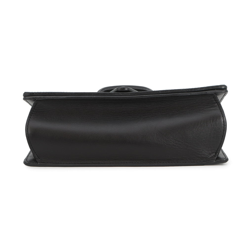 LOEWE Barcelona Stars Shoulder Bag Black302.30EM15 Leather