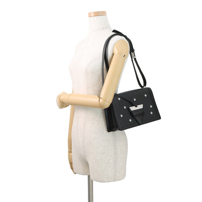 LOEWE Barcelona Stars Shoulder Bag Black302.30EM15 Leather