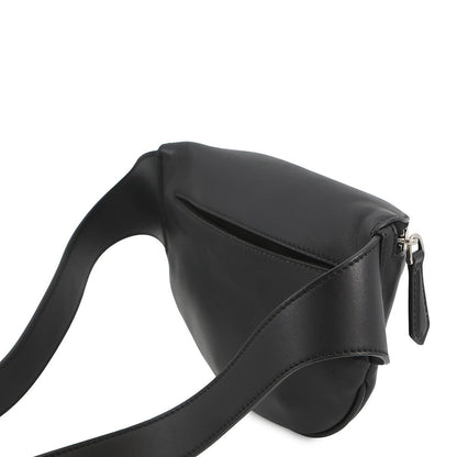 FENDI Logo Crossbody Bag Black7VA525 AFBF Leather