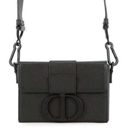 Dior 30 Montaigne Box Shoulder Bag BlackM9204SBAV_M989 Leather