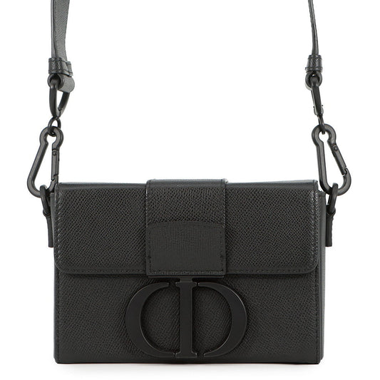 Dior 30 Montaigne Box Shoulder Bag BlackM9204SBAV_M989 Leather