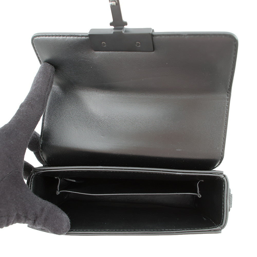 Dior 30 Montaigne Box Shoulder Bag BlackM9204SBAV_M989 Leather