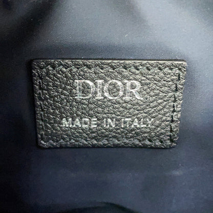 Dior Maxi Canage Saddle Twin Shoulder Bag Black1ADPO306MNE_H00N Calf Leather