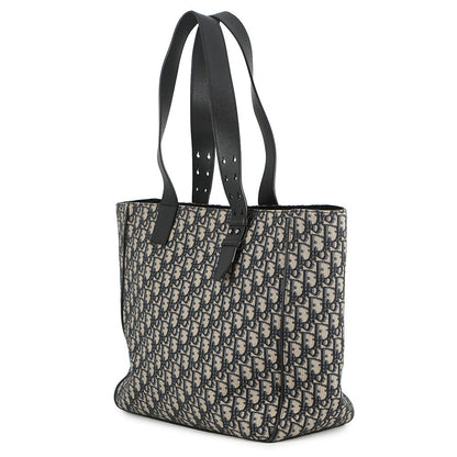 Dior Oblique Saddle Tote Bag Navy/Beige1ADSH176YKS_05EU Canvas Leather