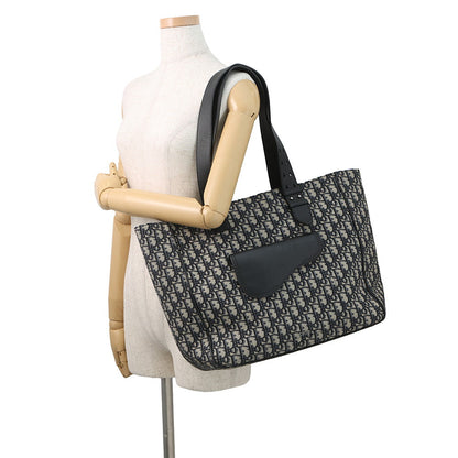 Dior Oblique Saddle Tote Bag Navy/Beige1ADSH176YKS_05EU Canvas Leather