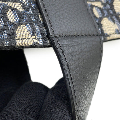 Dior Oblique Saddle Tote Bag Navy/Beige1ADSH176YKS_05EU Canvas Leather