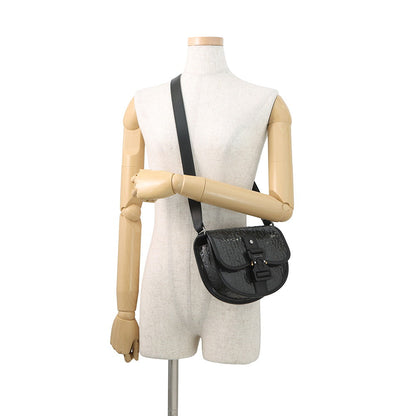 Dior Gallop Shoulder Bag Gray1ADPO033DOV Patent Leather Size Mini